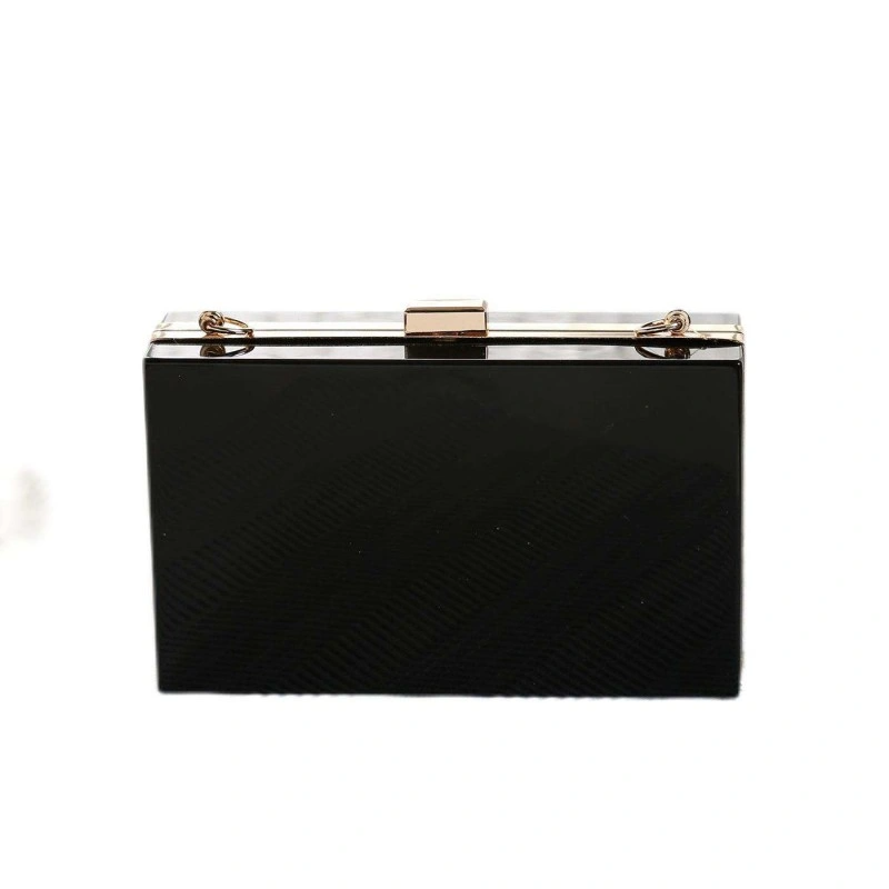 SHWS-14100 Clear Clutch Shoulder Acrylic Handbag