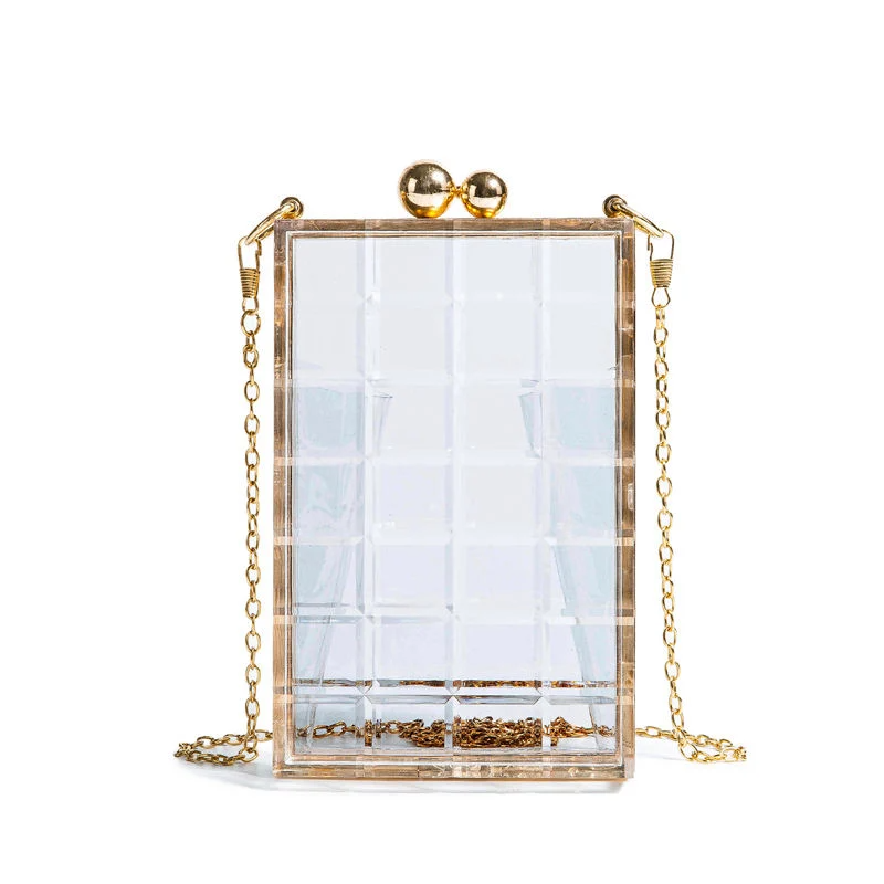 230713 Acrylic Transparent Evening Bag