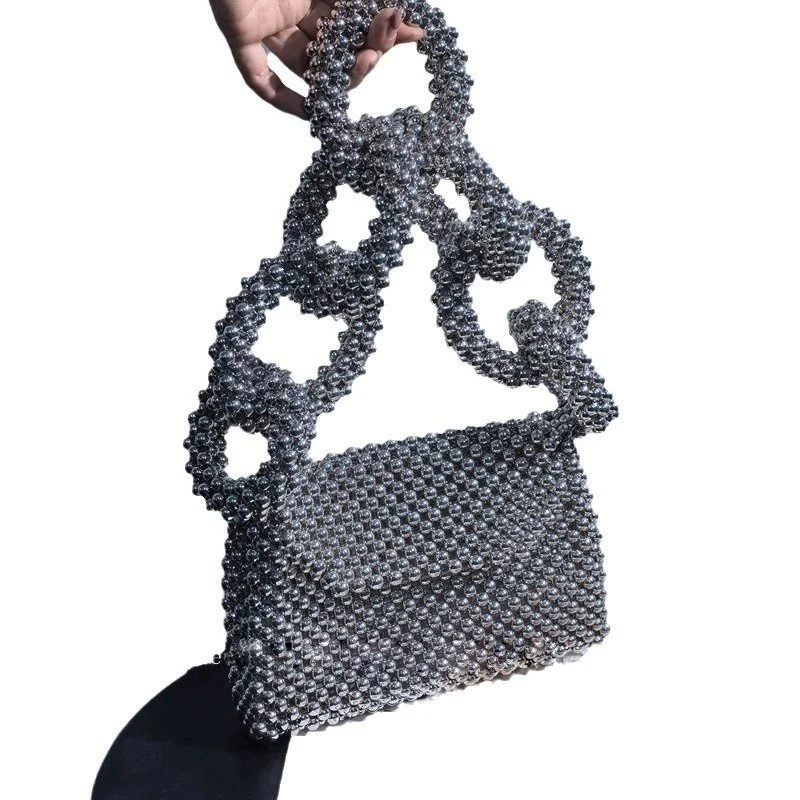 SHG167 Pearl Evening Bag