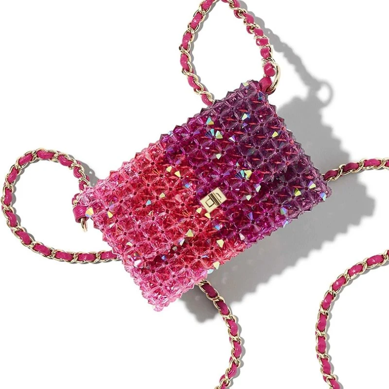 SHG155 Crossbody Bead Bag