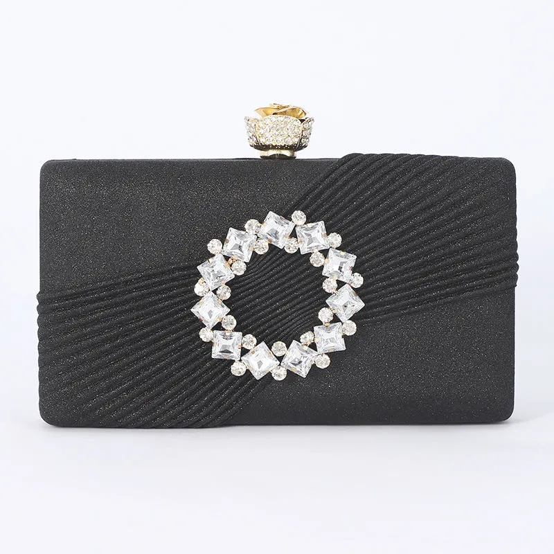 220702 Diamond-Encrusted Evening Bag