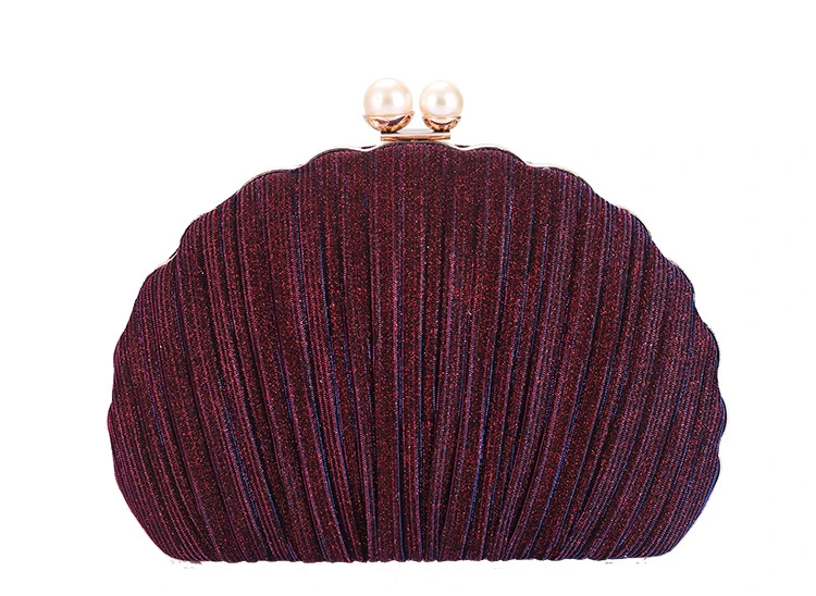 SHK0033 Shell Shape Clutch Evening Bag