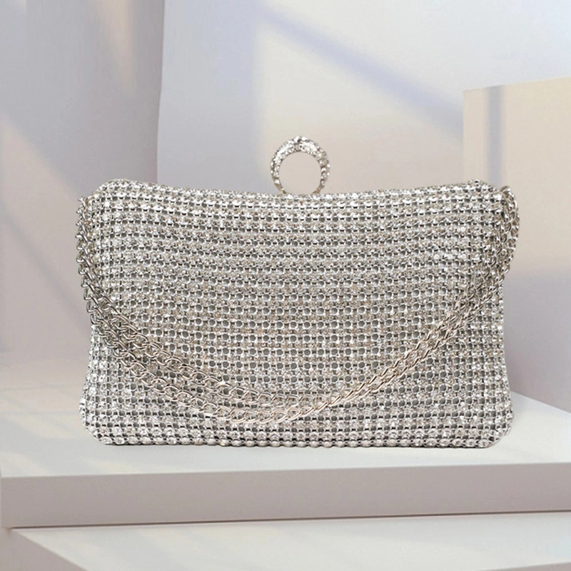 SHWS-14234 Rhinestone Diamond Clutch Evening Bag