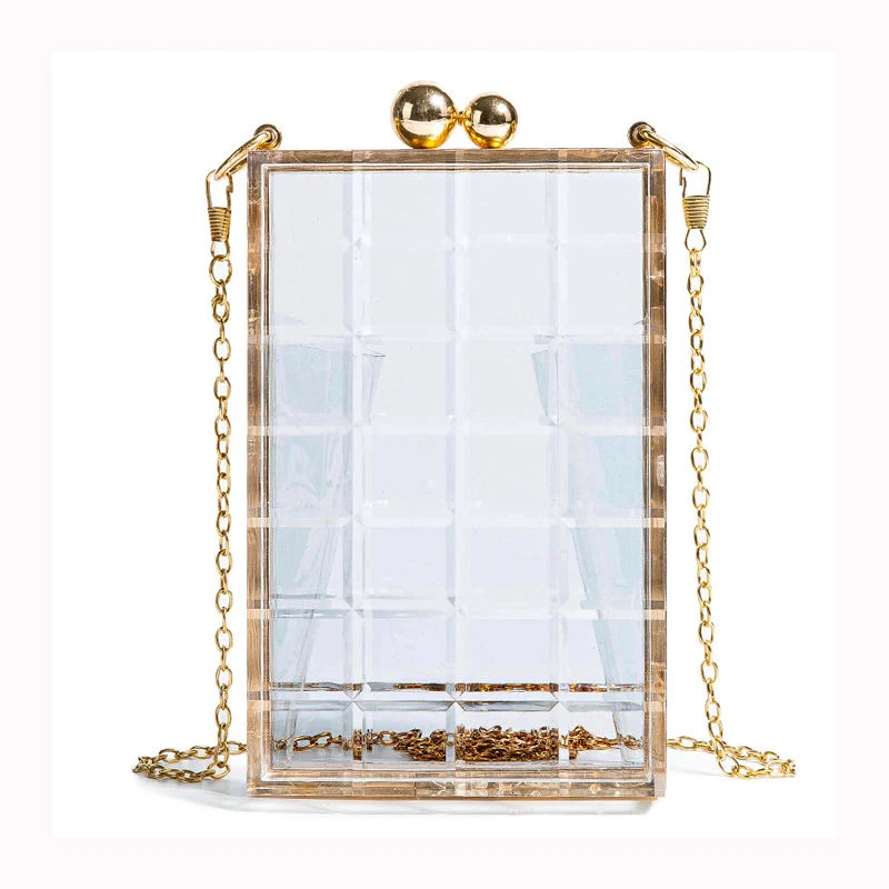 230713 Acrylic Transparent Evening Bag