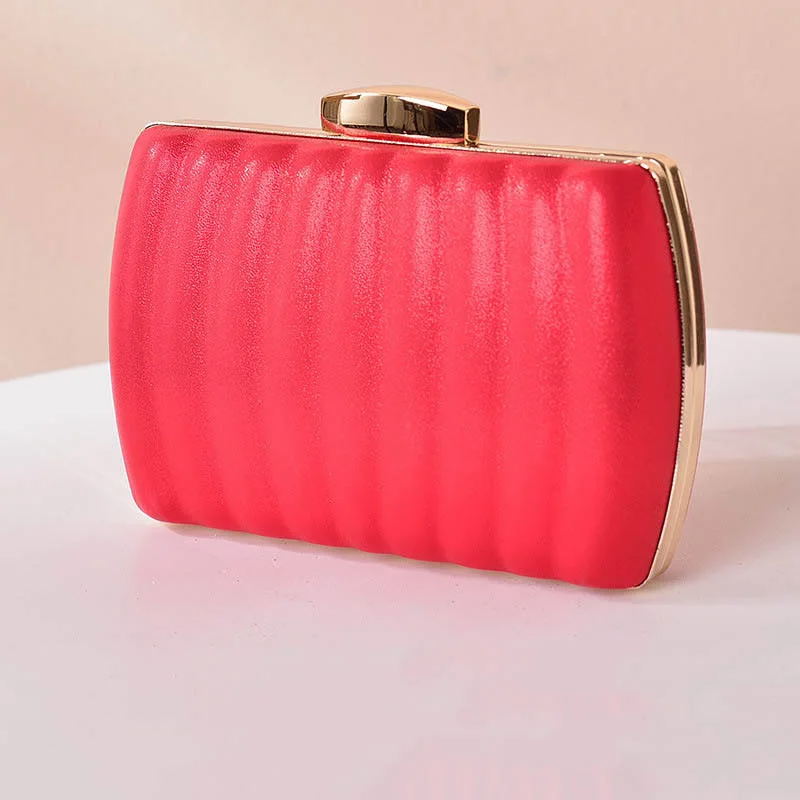 SHK0065 PU Leather Clutch Evening Bag