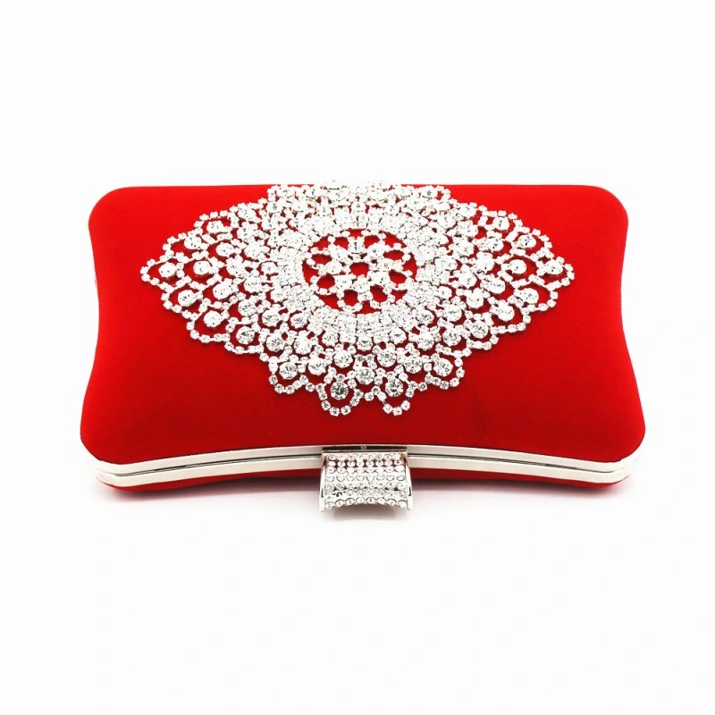 SHG277 Diamond Flower Evening Bag