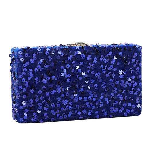 SHG243 Sequined Evening Clutch Bag