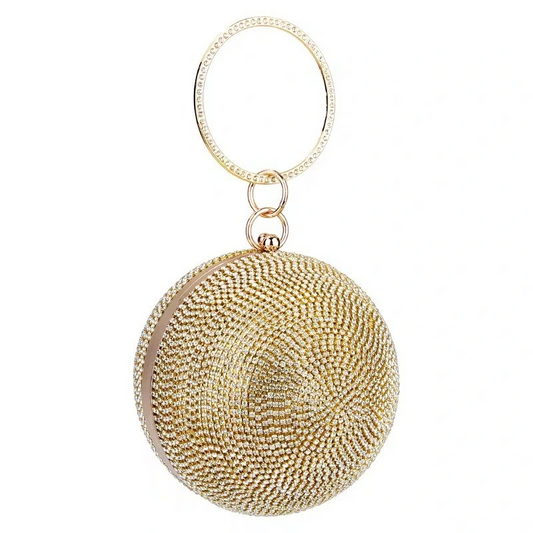 SHG193 Ball Shaded Evening Crystal Bag