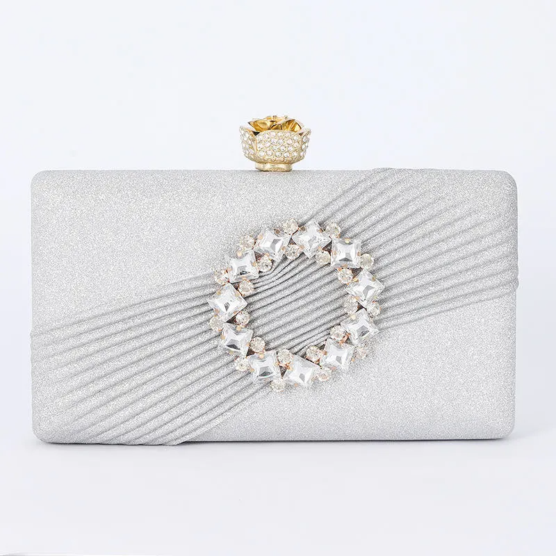 220702 Diamond-Encrusted Evening Bag