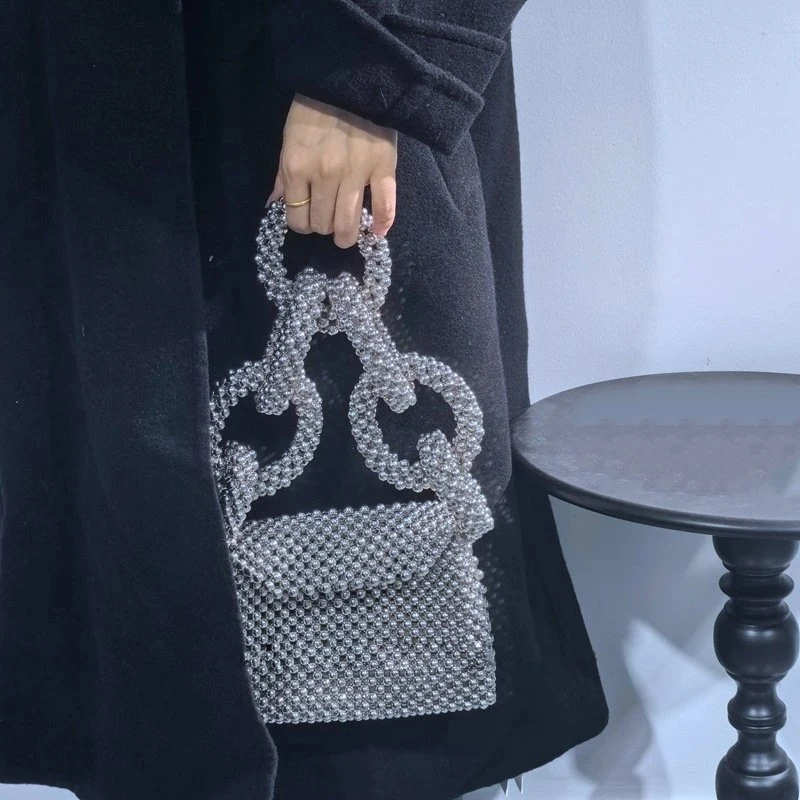 SHG167 Pearl Evening Bag