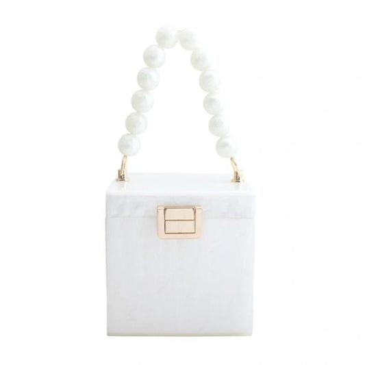 SHG080 Square Acrylic Evening Bag