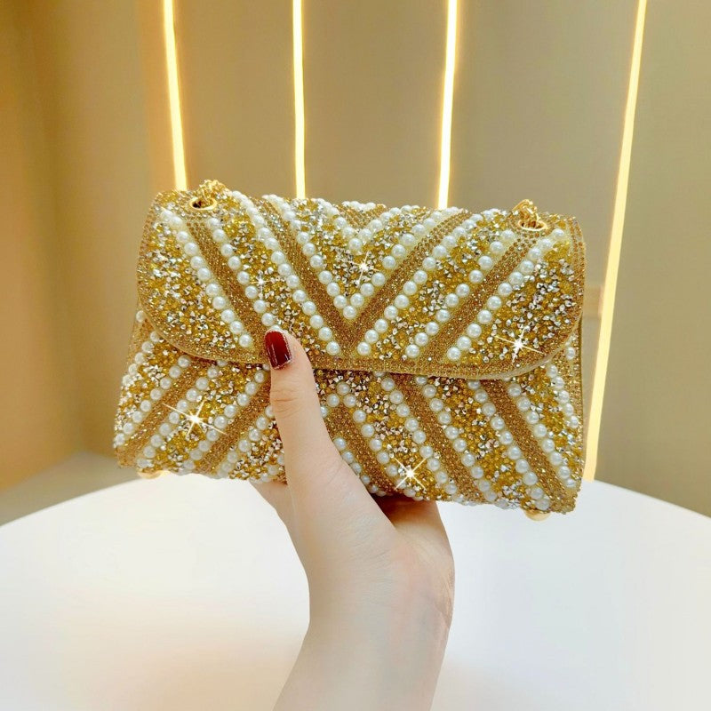 SHWS-24031 Sequin Evening Clutch Evening Bag